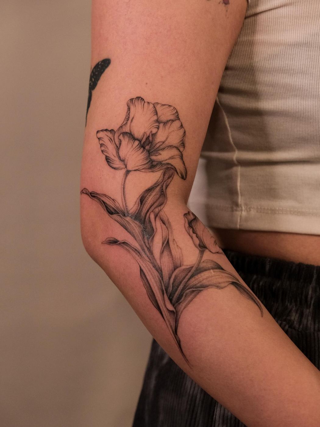 NASH 刺青作品:鬱金香種植(Tulips)